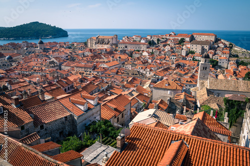 City view of Old Town Dubrovnik, King's Landing, in Croatia