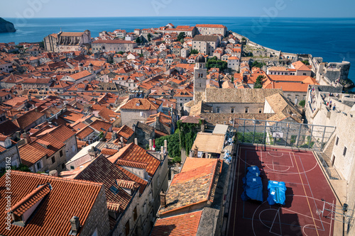 City view of Old Town Dubrovnik, King's Landing, in Croatia