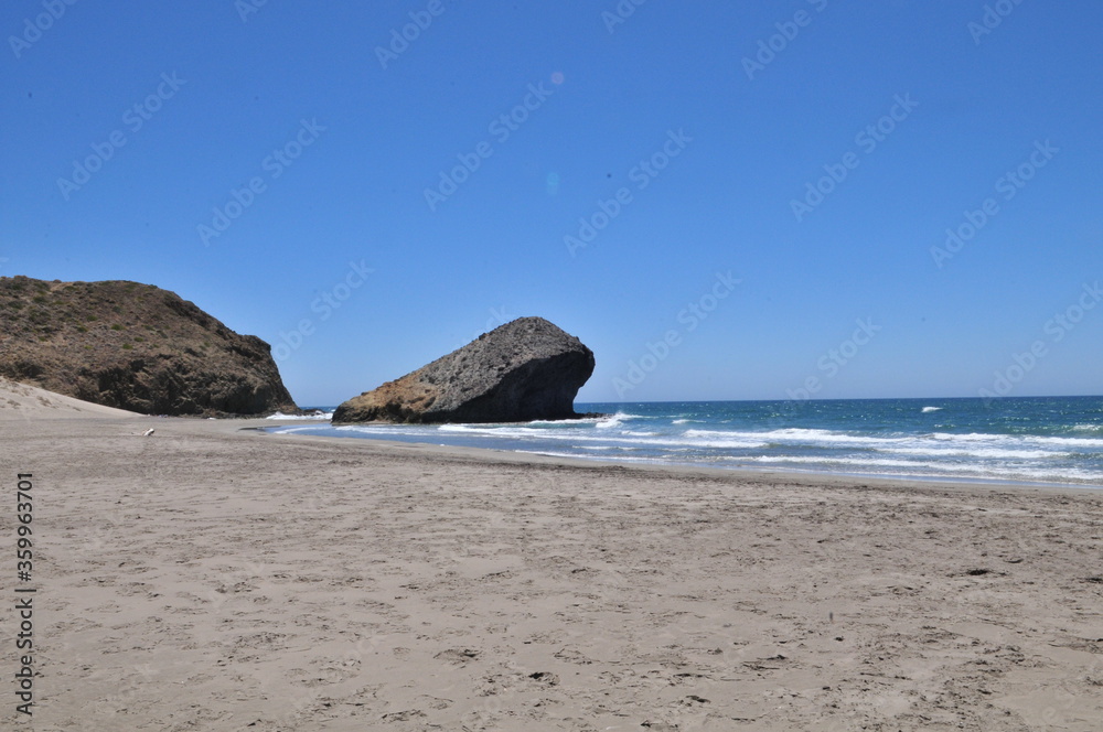 Playa de Monsul, Cabo de Gata, Almeria, Andalusia