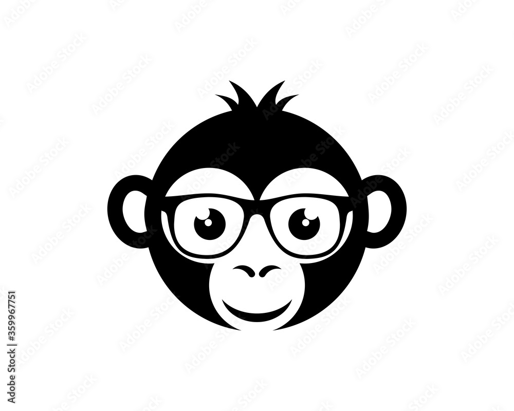 Geek monkey face