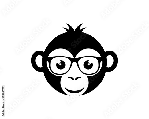 Geek monkey face