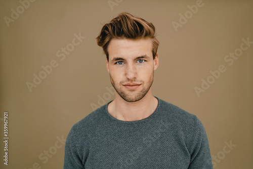 Portrait of a confident young man