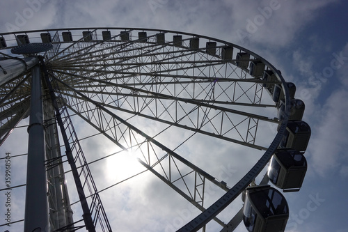 Seattle's Great Wheel Ferris wheel on Washington's Puget Sound