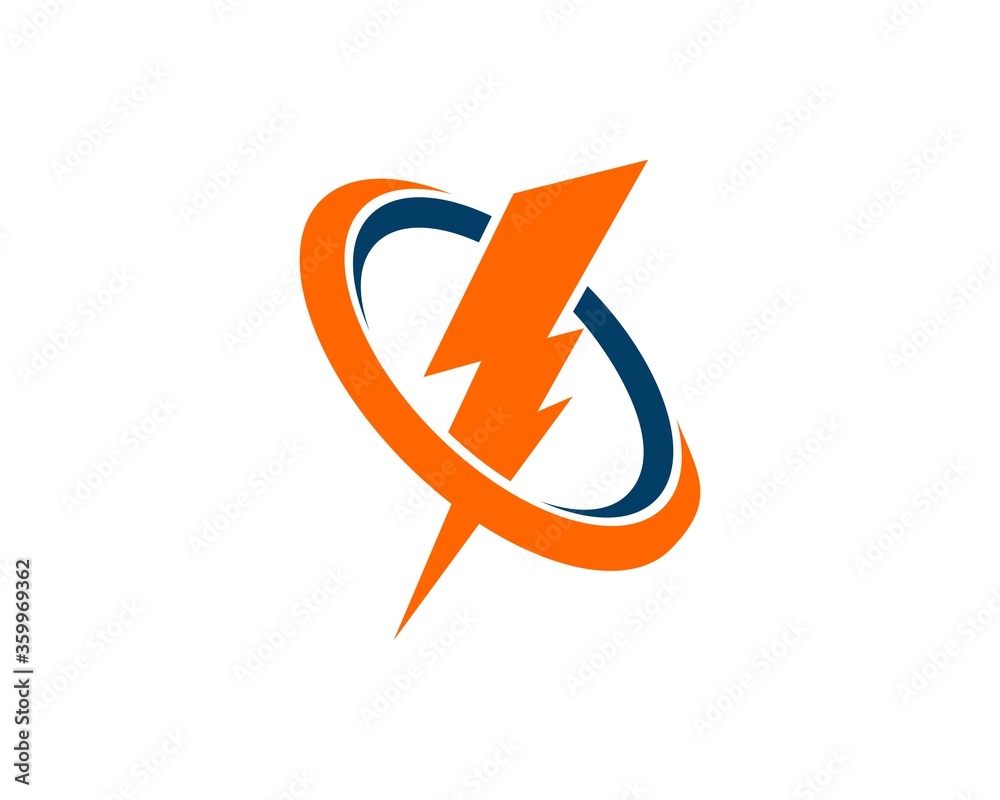 Electric symbol inside the circle Electric symbol inside the circle