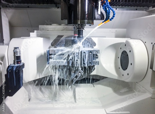 Принти на полотні New high performance 5 axis CNC machining centre