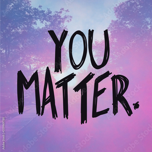 A close up of text on a pink background. Quote - Everything is going to be ok in the end if it's not ok. it's not the end