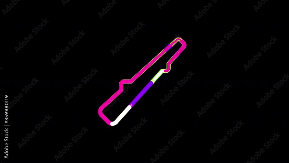 Circles gather in symbol wand. After it crumbles in a line and moves to the camera. Alpha channel black Circles gather in symbol wand. After it crumbles in a line and moves to the camera. Alpha channel black