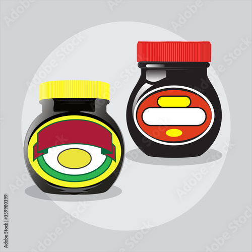 South African Vegetable Spread on a Light Background