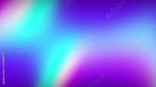 Vibrant holographic gradient background animation with seamless loop