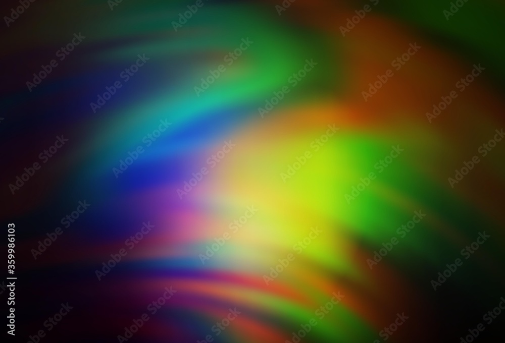 Dark Multicolor vector abstract bright texture. Abstract colorful illustration with gradient. Background for designs.