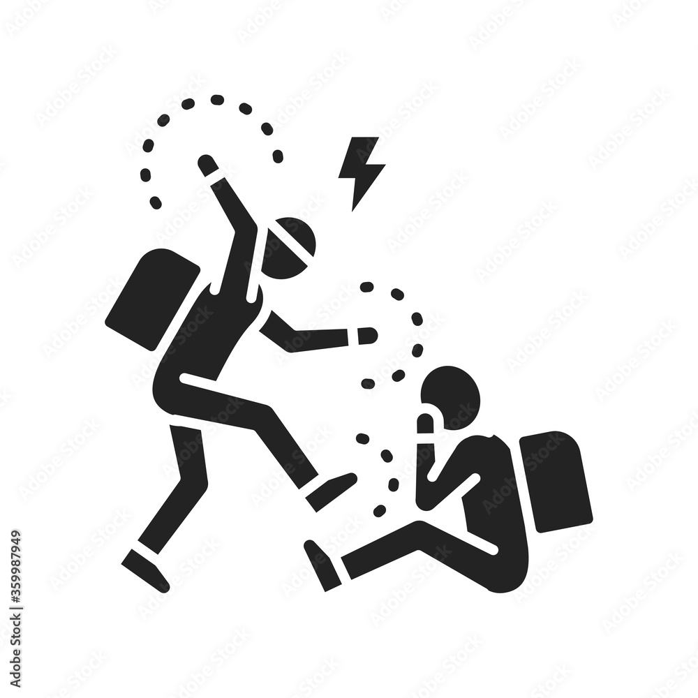 Bullying Between Kids Black Glyph Icon Problem Of Mockery And Bullying free-vector-school-bullying-with-student-cartoon-characters