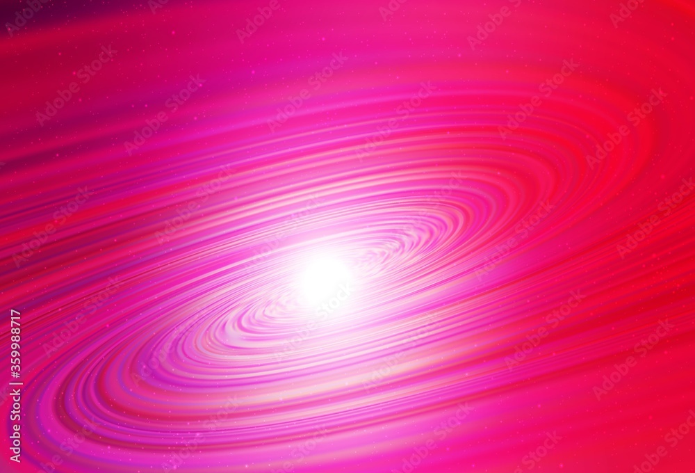 Fototapeta premium Light Pink vector template with space stars. Modern abstract illustration with Big Dipper stars. Template for cosmic backgrounds.
