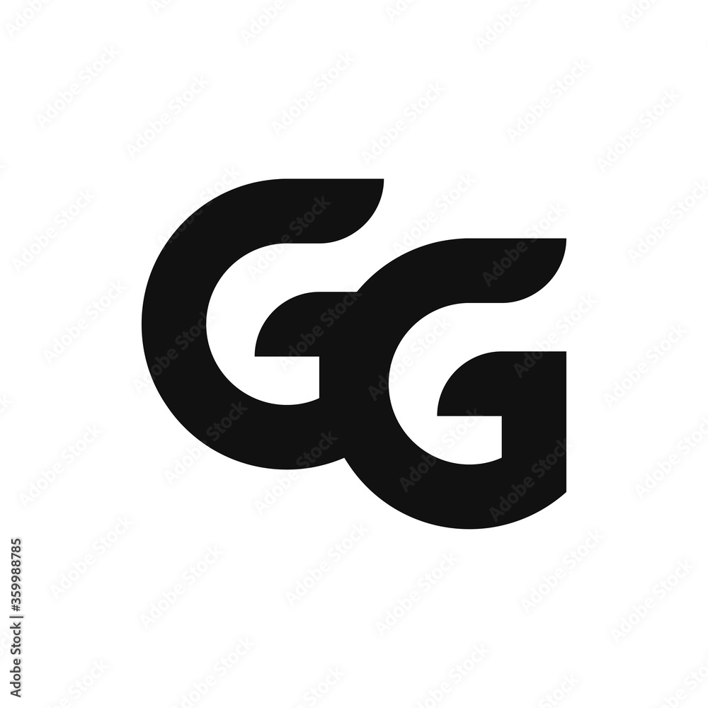 GG Letter Logo Design With Simple style GG Letter Logo Design With Simple style