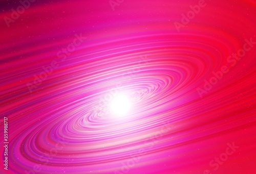 Light Pink vector template with space stars. Modern abstract illustration with Big Dipper stars. Template for cosmic backgrounds.