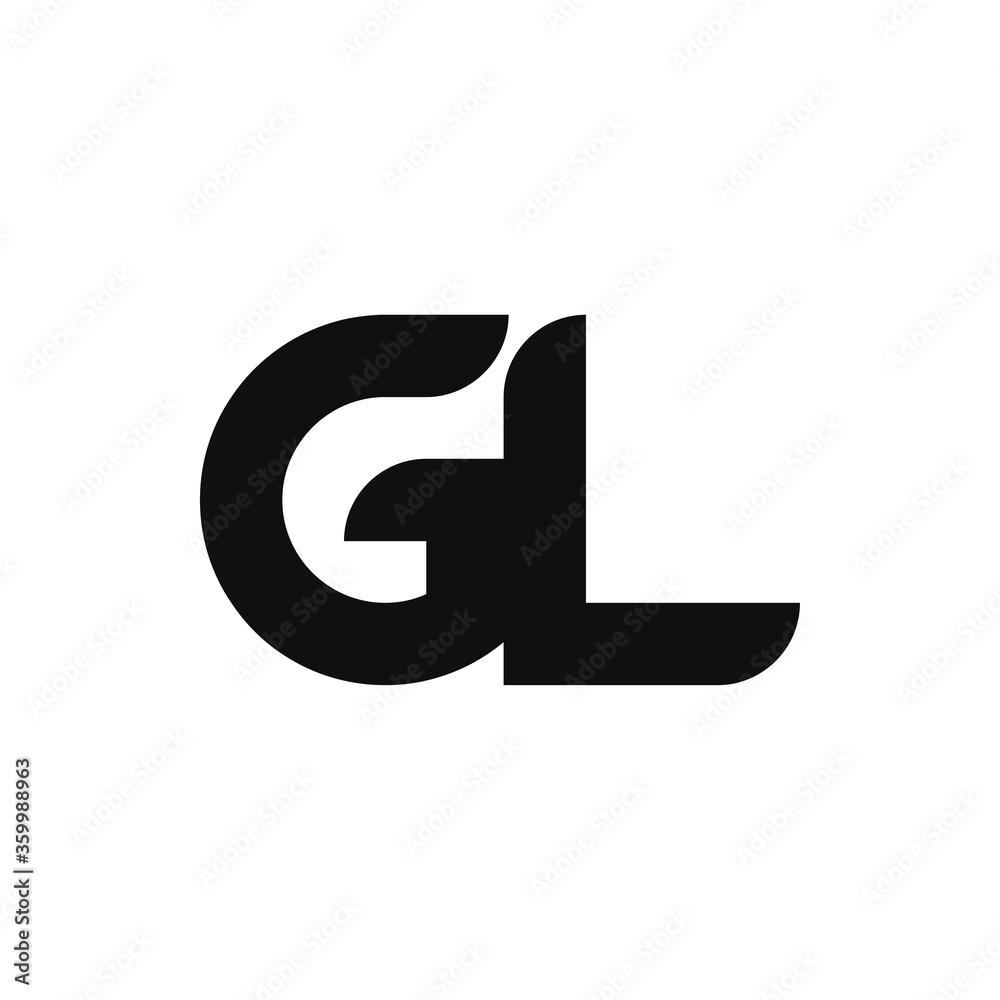 GL Letter Logo Design With Simple style GL Letter Logo Design With Simple style