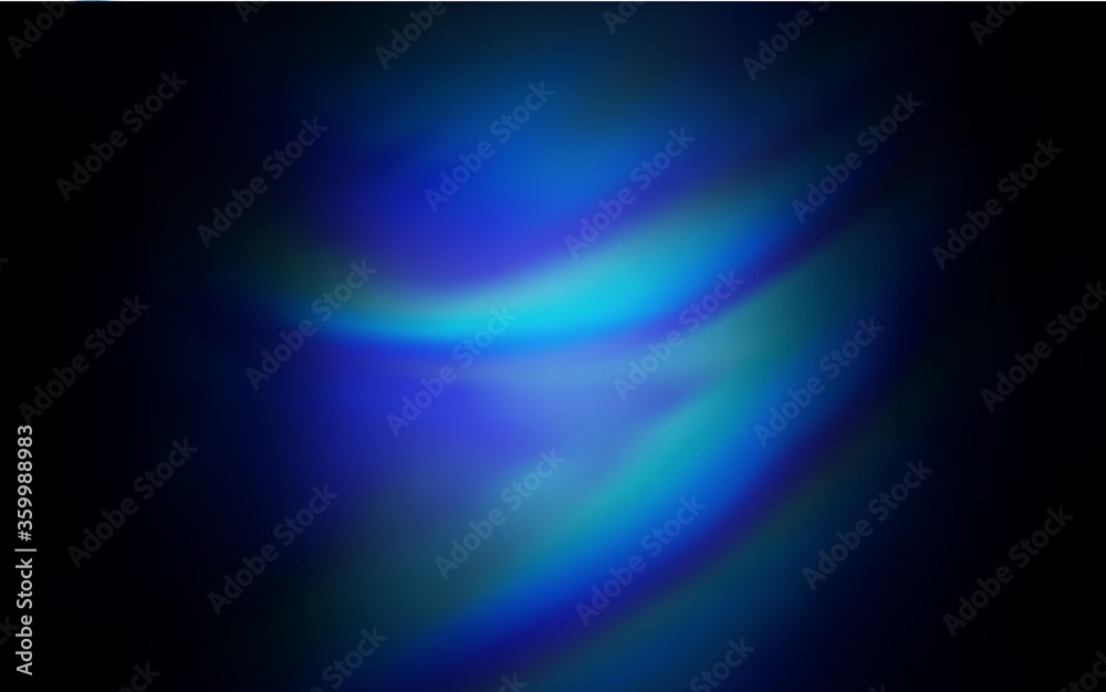 Dark BLUE vector blurred and colored pattern. Abstract colorful illustration with gradient. Background for designs.