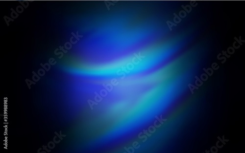 Dark BLUE vector blurred and colored pattern. Abstract colorful illustration with gradient. Background for designs.