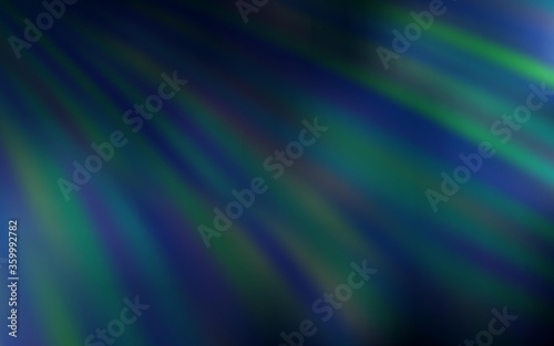 Dark BLUE vector template with repeated sticks. Lines on blurred abstract background with gradient. Best design for your ad, poster, banner.