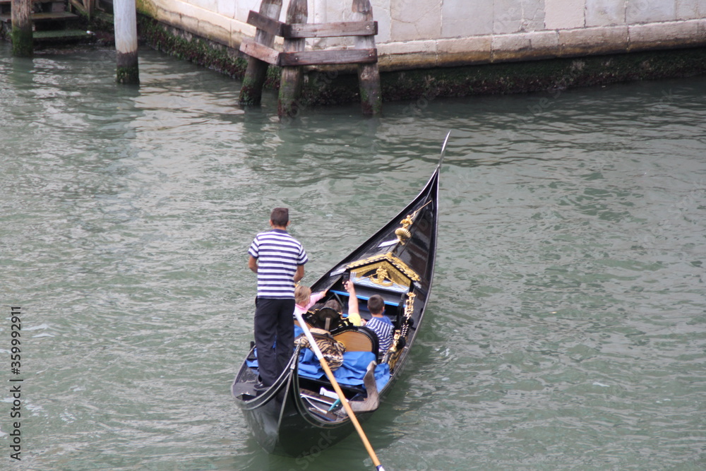 gondola boat water Venezia Venice Italy