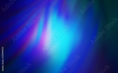 Dark BLUE vector blurred bright pattern. Colorful abstract illustration with gradient. Completely new design for your business.