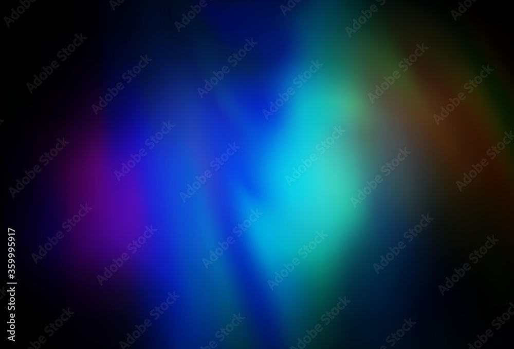 Dark Multicolor vector abstract bright template. An elegant bright illustration with gradient. Background for a cell phone.