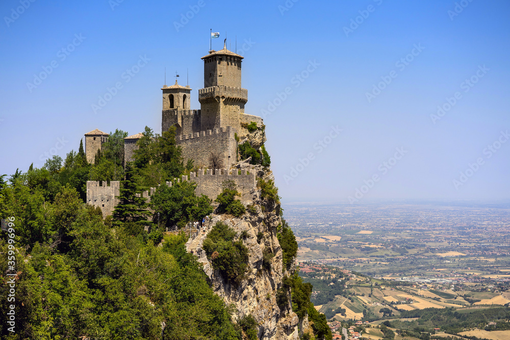 Old Fortress in the Republic of San Marino