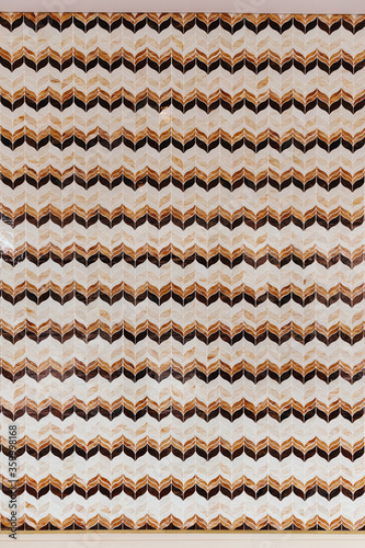 chevron pattern tile background photo