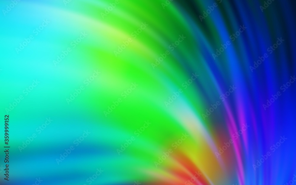 Obraz premium Light Blue, Green vector abstract blurred background. An elegant bright illustration with gradient. New way of your design.