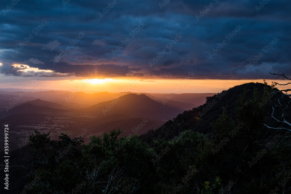 Main Range Sunset Main Range Sunset