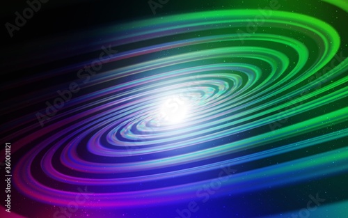 Dark Multicolor vector texture with milky way stars. Space stars on blurred abstract background with gradient. Pattern for futuristic ad, booklets.