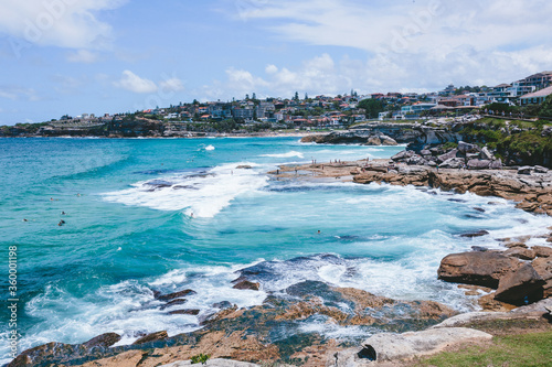 View from Bondi to Bronte walk photo