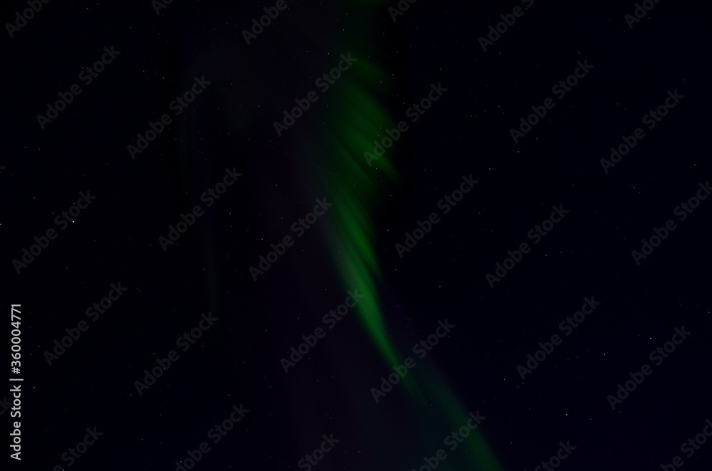 aurora borealis on autumn sky aurora borealis on autumn sky
