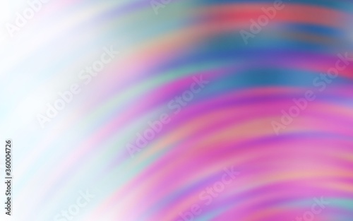 Light Purple vector texture with curved lines. Modern gradient abstract illustration with bandy lines. A completely new template for your design.