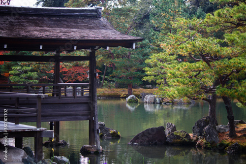 Tablou pe pânză japanese garden in japan