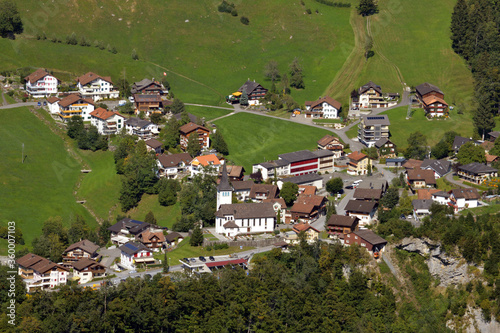 Dorf Illgau im Kanton Schwyz in der Schweiz