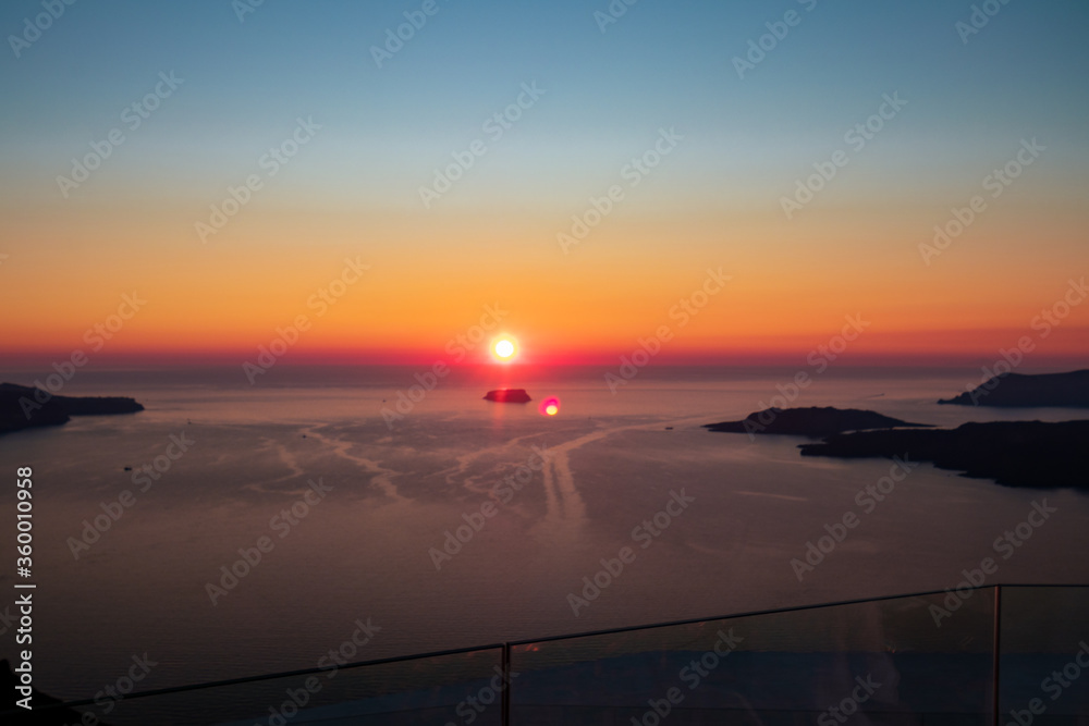 Santorini's magic and romantic Atmosphere Santorini's magic and romantic Atmosphere