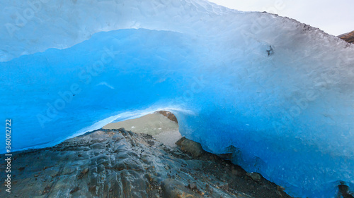 Under the blue ice of Glaci...