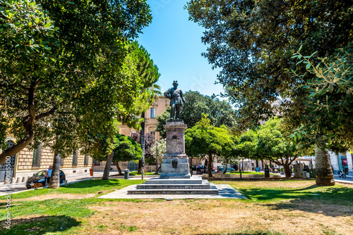 A view across the Square of Saint Chiara in Leece, Italy