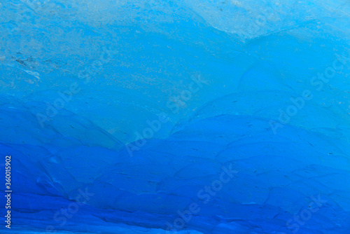 Under the blue ice of Glaci...