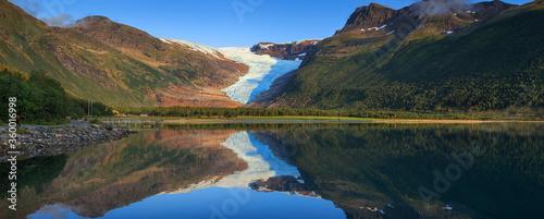 Svartisen Glacier landscape...
