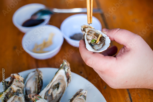 oyster tasting