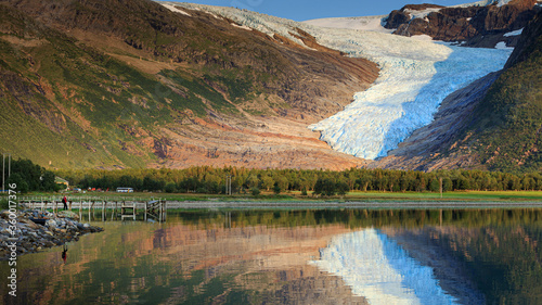 Svartisen Glacier landscape...