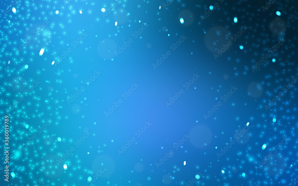 Dark BLUE vector pattern with christmas snowflakes. Shining colorful illustration with snow on abstract template. New year design for poster, banner. Dark BLUE vector pattern with christmas snowflakes. Shining colorful illustration with snow on abstract template. New year design for poster, banner.