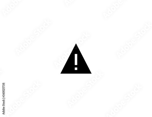 Free Download Warning sign vector flat icon. Isolated Warning emoji illustration symbol - GFXLoad