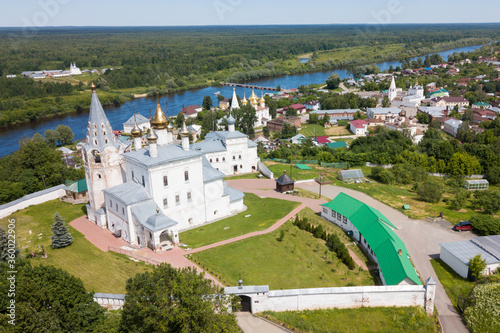 View of the Trinity-Nikolsky monastery in Gorokhovets photo