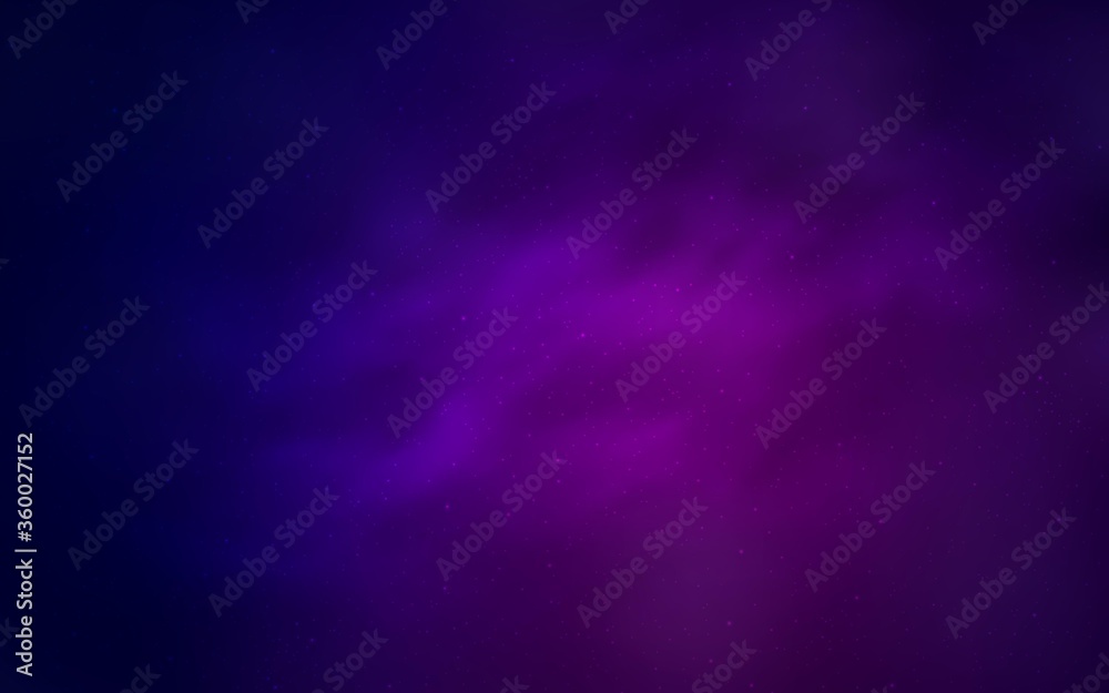 Fototapeta premium Dark Purple, Pink vector template with space stars. Modern abstract illustration with Big Dipper stars. Pattern for astronomy websites.
