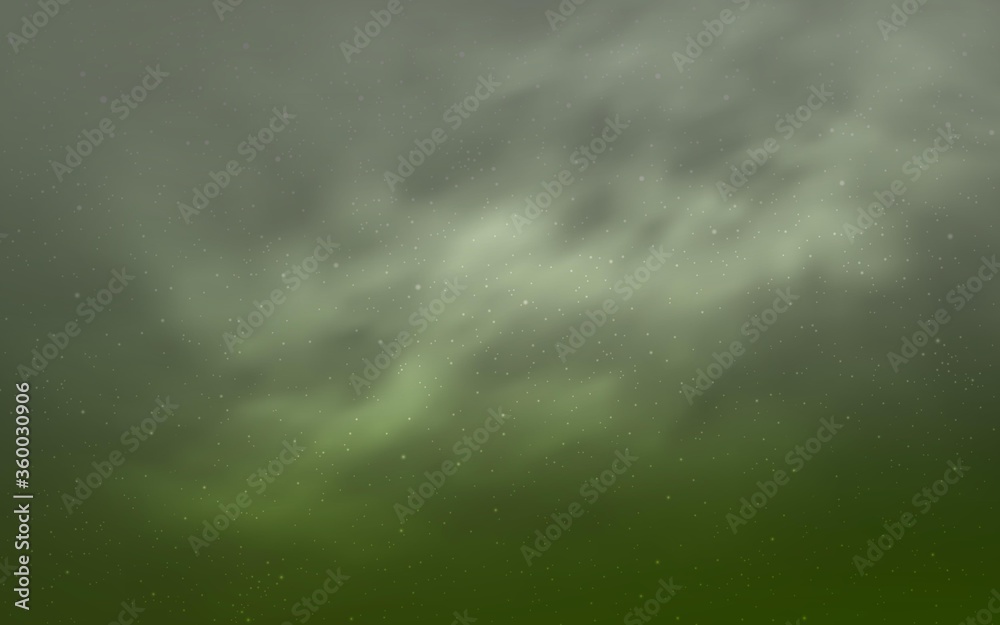 Light Green vector texture with milky way stars. Space stars on blurred abstract background with gradient. Pattern for futuristic ad, booklets. Light Green vector texture with milky way stars. Space stars on blurred abstract background with gradient. Pattern for futuristic ad, booklets.