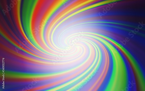 Light Blue, Yellow vector pattern with wry lines. Colorful illustration in simple style with gradient. Template for cell phone screens.