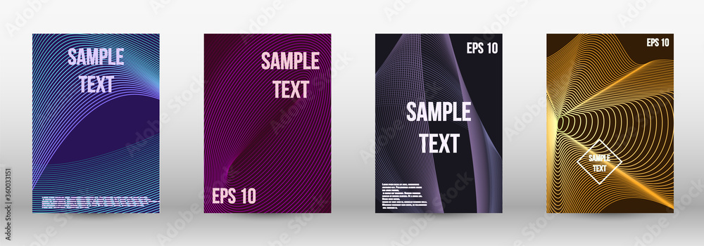 Geometric template with lines Geometric template with lines