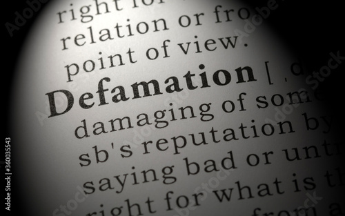 definition of defamation photo